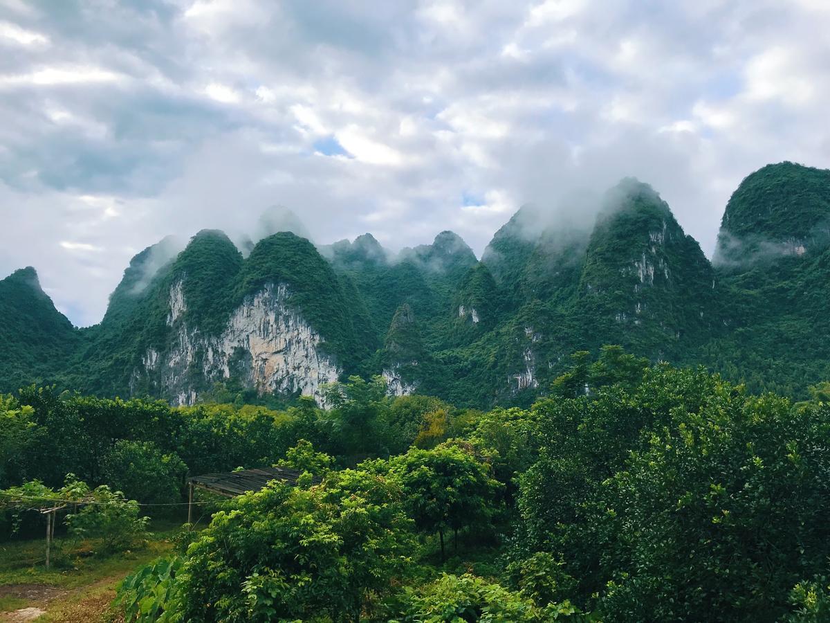 Nirvana Organic Farm Inn Yangshuo Dış mekan fotoğraf