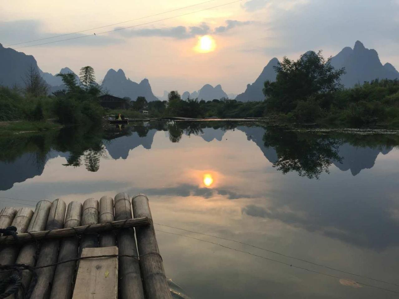 Nirvana Organic Farm Inn Yangshuo Dış mekan fotoğraf