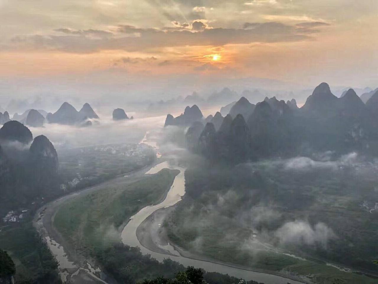 Nirvana Organic Farm Inn Yangshuo Dış mekan fotoğraf